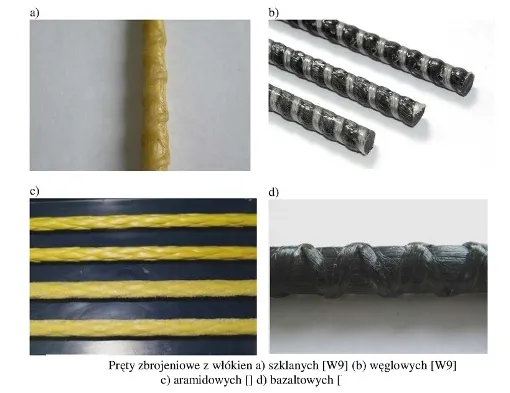 Zbrojenie kompozytowe - rodzaje prętów